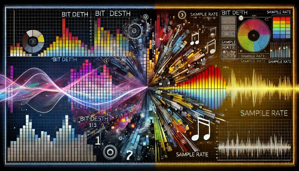 alt="บิตเดปท์และอัตราสุ่มตัวอย่าง"