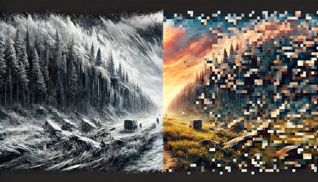 ภาพอธิบายหัวข้อโอเวอร์แซมปลิงและอันเดอร์แซมปลิง