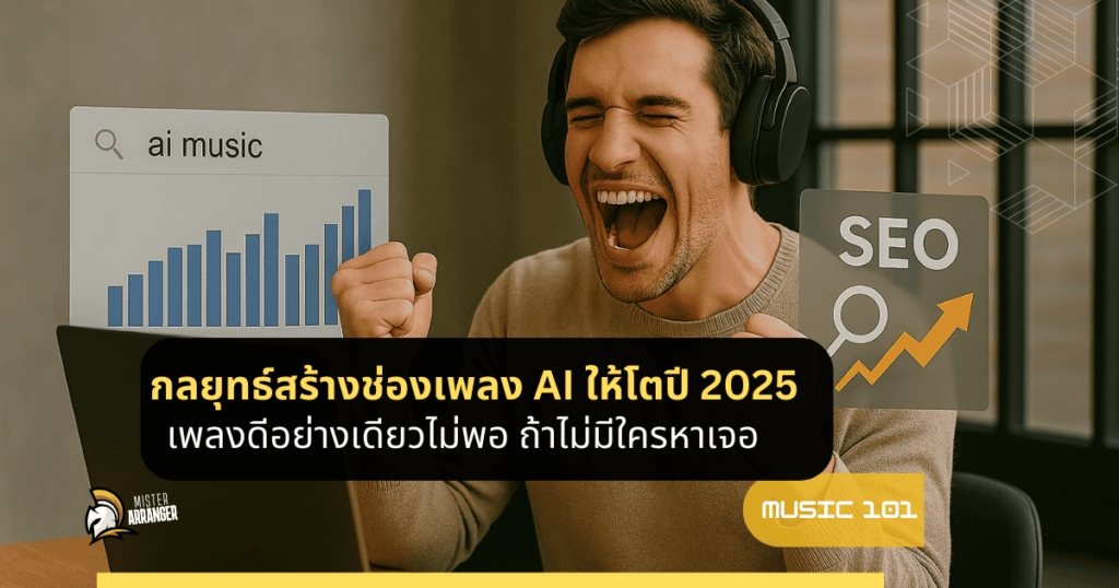 กลยุทธ์สร้างช่องเพลง AI ให้เติบโตในปี 2025 ด้วย SEO