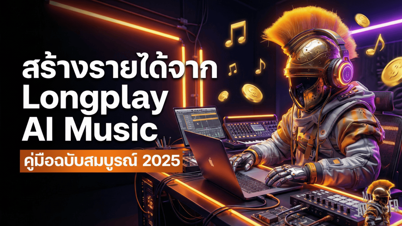 Longplay AI Music สร้างรายได้ คู่มือฉบับสมบูรณ์ 2025